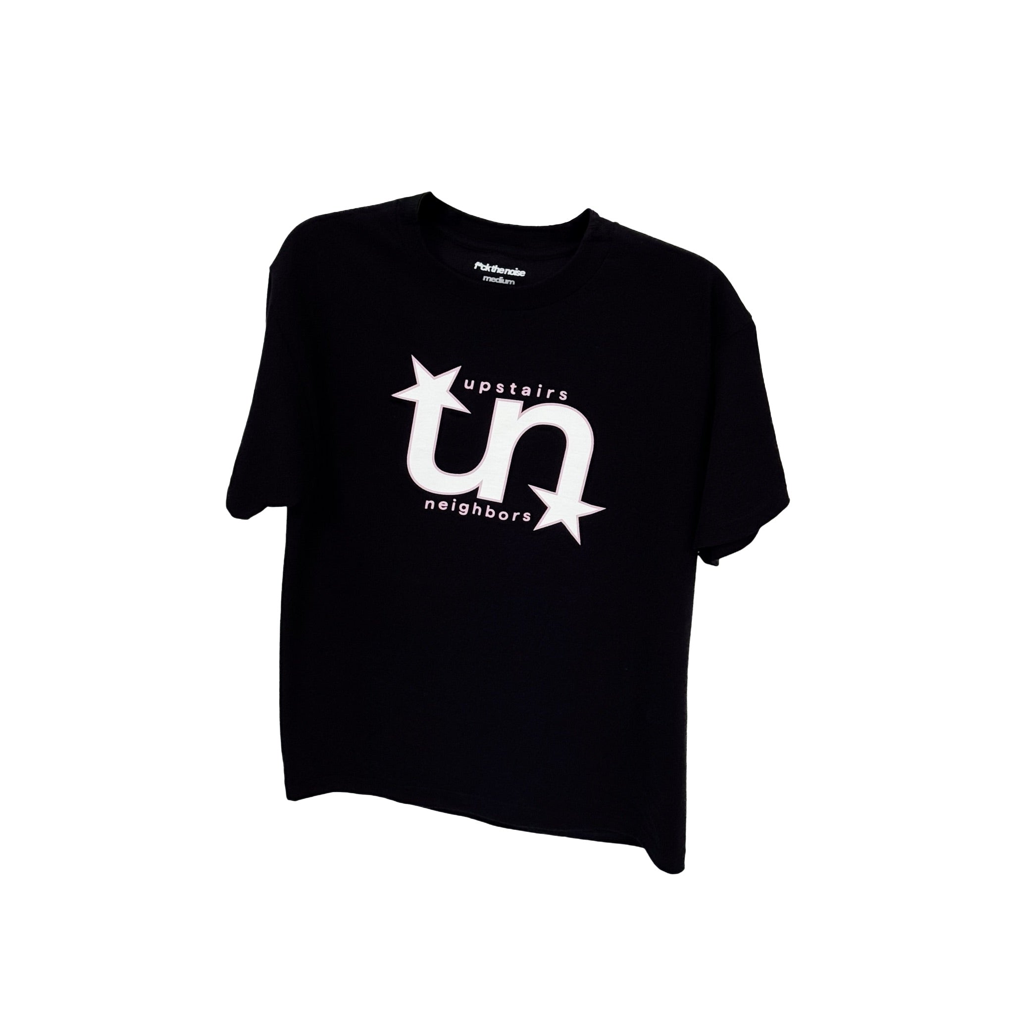 black logo tee